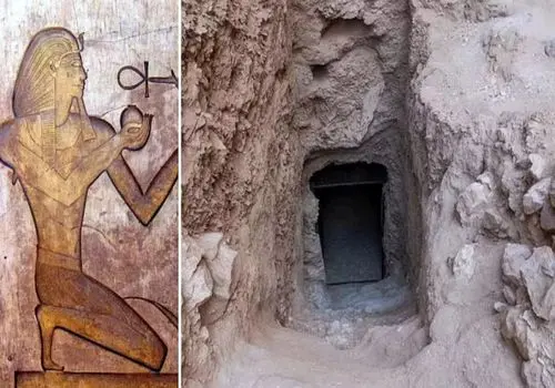 لمس تاریخ؛ کشف اثر دست ۴۰۰۰ ساله در مصر باستان

