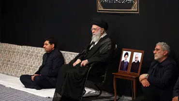 مراسم عزاداری شب تاسوعای حسینی با حضور رهبر انقلاب