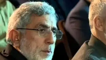 سردار قاآنی و همسرش در مراسم تشییع پیکر شهیدان باقری و حاجی‌زاده دیده شدند+ ویدیو