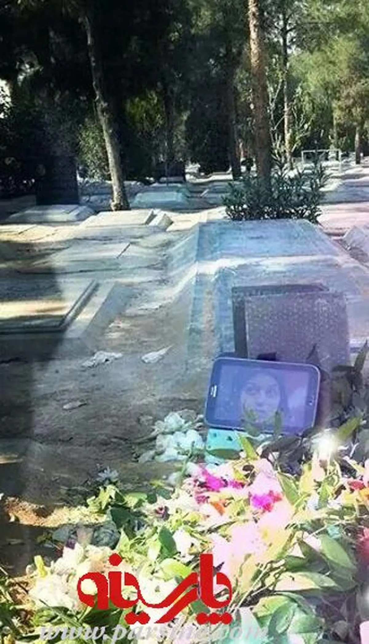 عکس: قبر ریحانه جباری