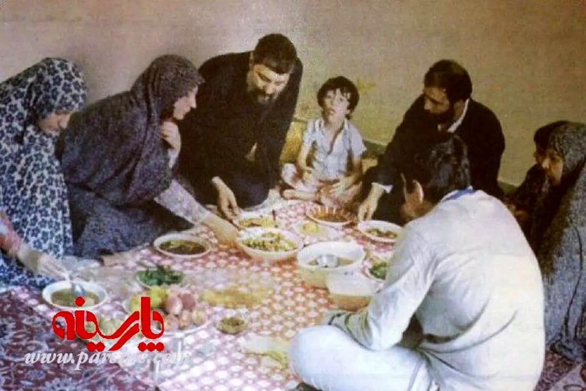 ناهار خانوادگی امام موسی صدر و احمدخمینی