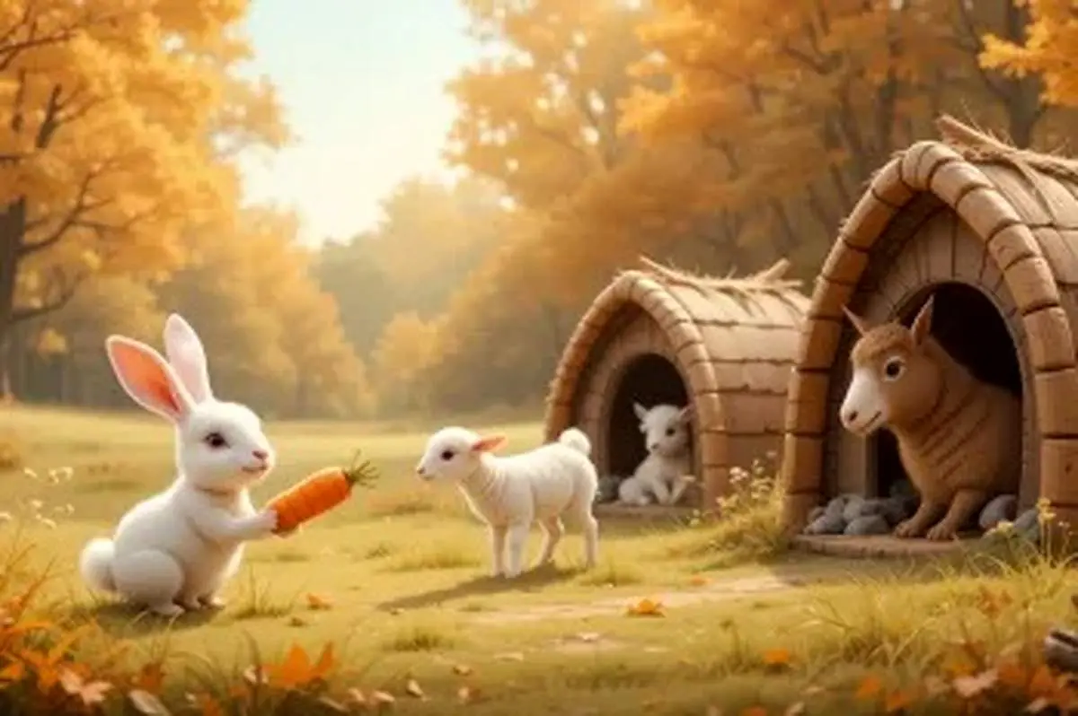 داستان جذاب کودکانه خرگوش کوچولو و هویج مهربانی
