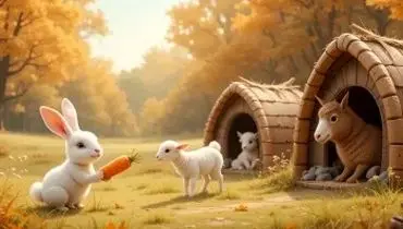 داستان جذاب کودکانه خرگوش کوچولو و هویج مهربانی
