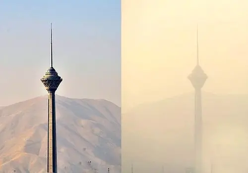 انتشار دود عجیب یک اتوبوس در مسجدسلیمان! + فیلم
