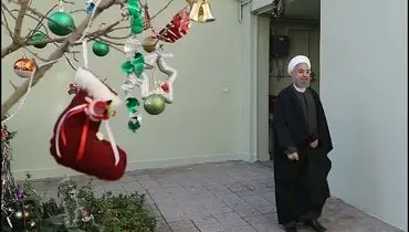 عکس/ بازدید روحانی از آسایشگاه سالمندان حضرت مریم(ع)