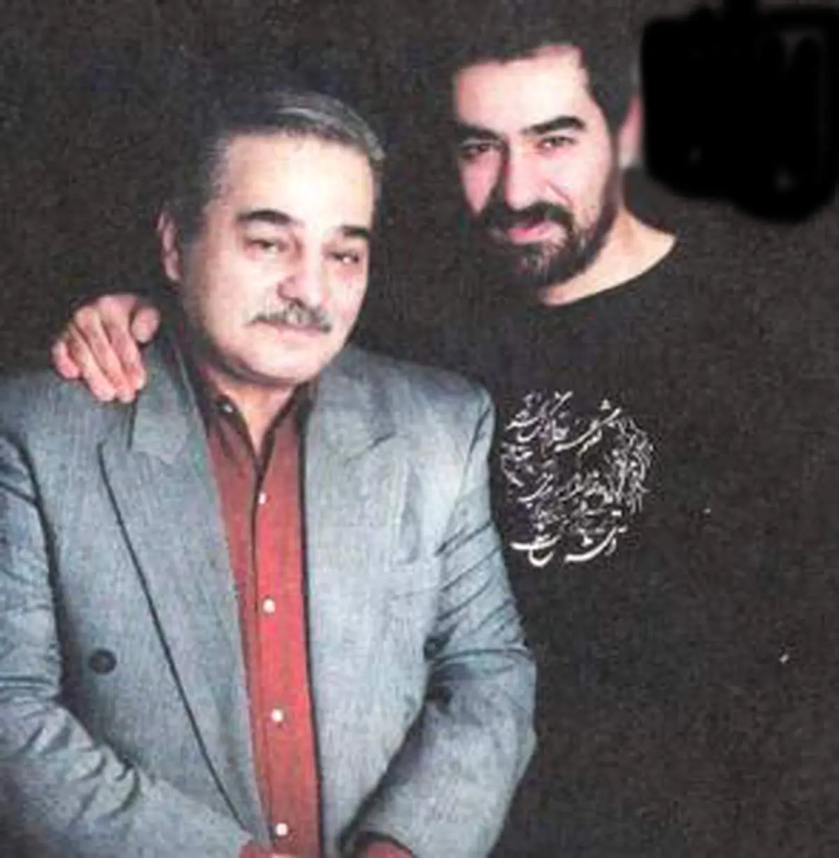شهاب حسینی سیاهپوش شد