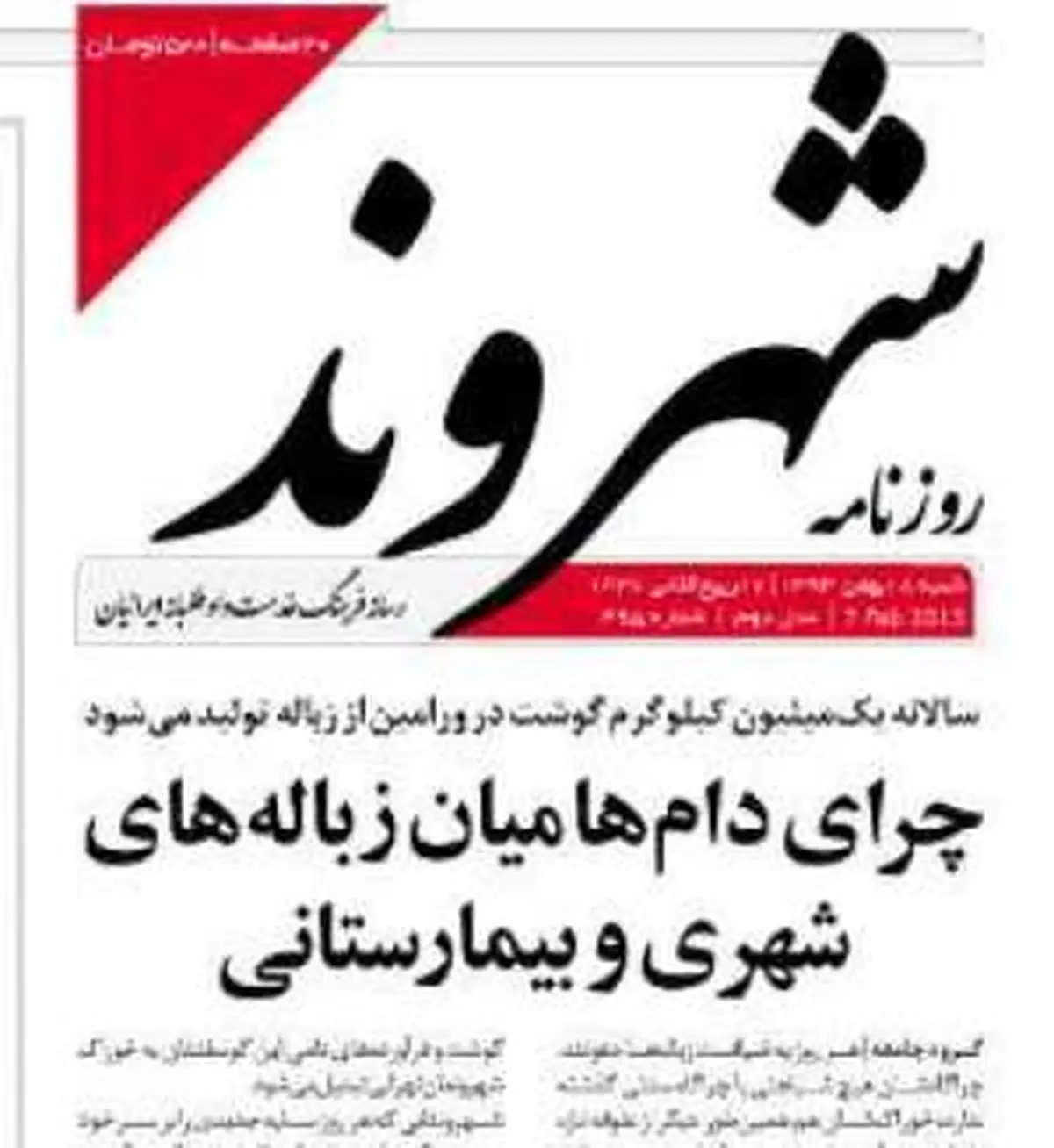 سالانه یک میلیون کیلوگرم گوشت در ورامین از زباله تولید می شود