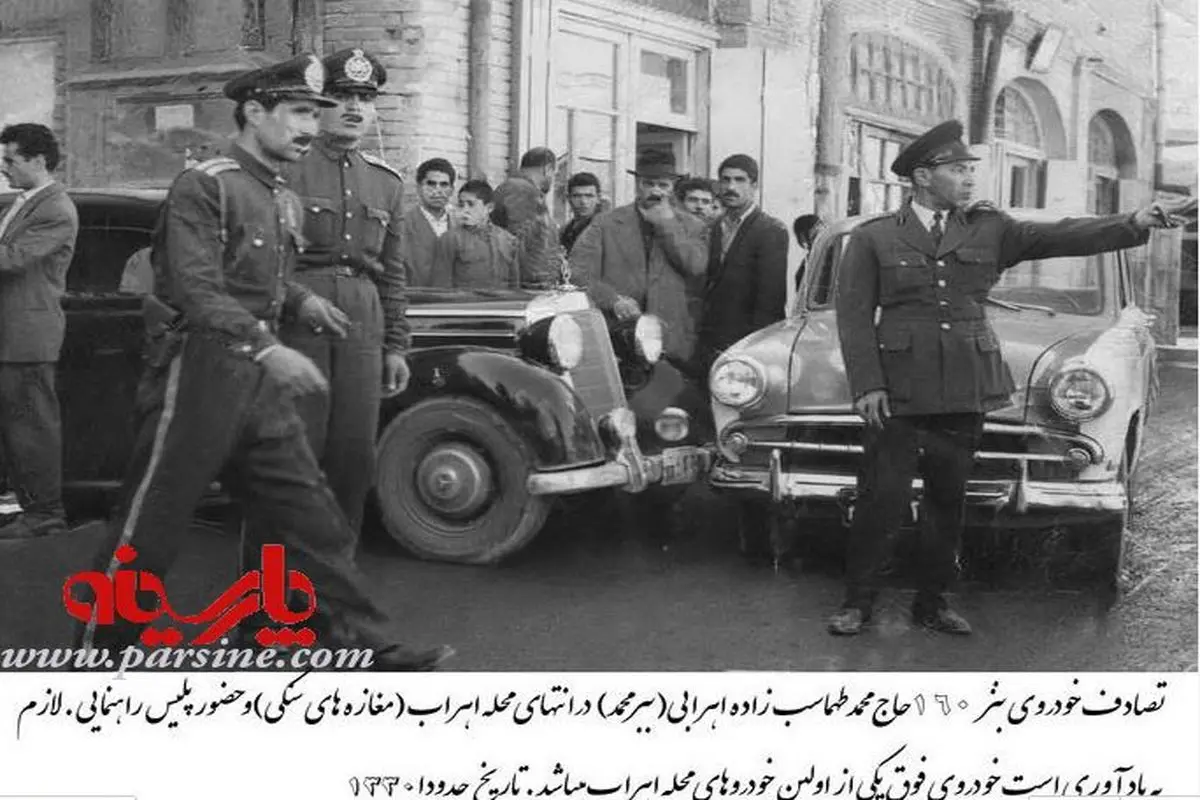 نخستین عکس از تصادف در تبریز