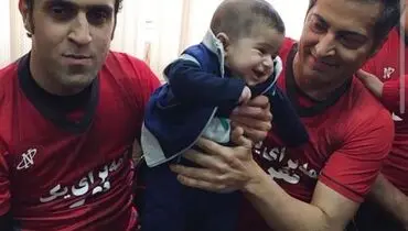 دختر علي کريمي در تيم ستارگان / عکس