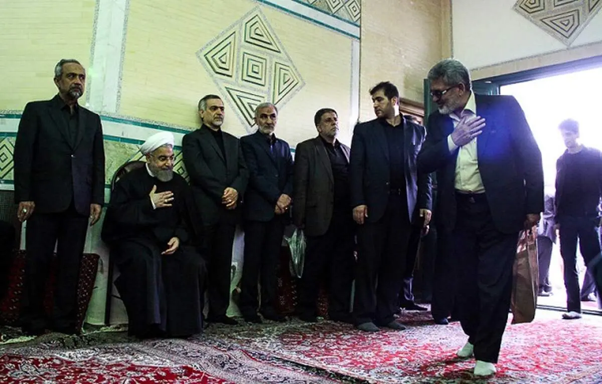 عکس/مراسم ختم مادر روحانی