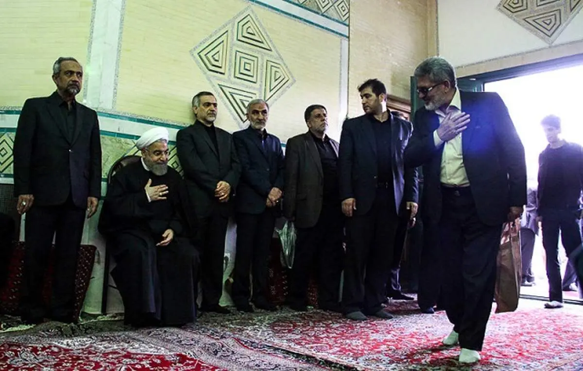 عکس/مراسم ختم مادر روحانی