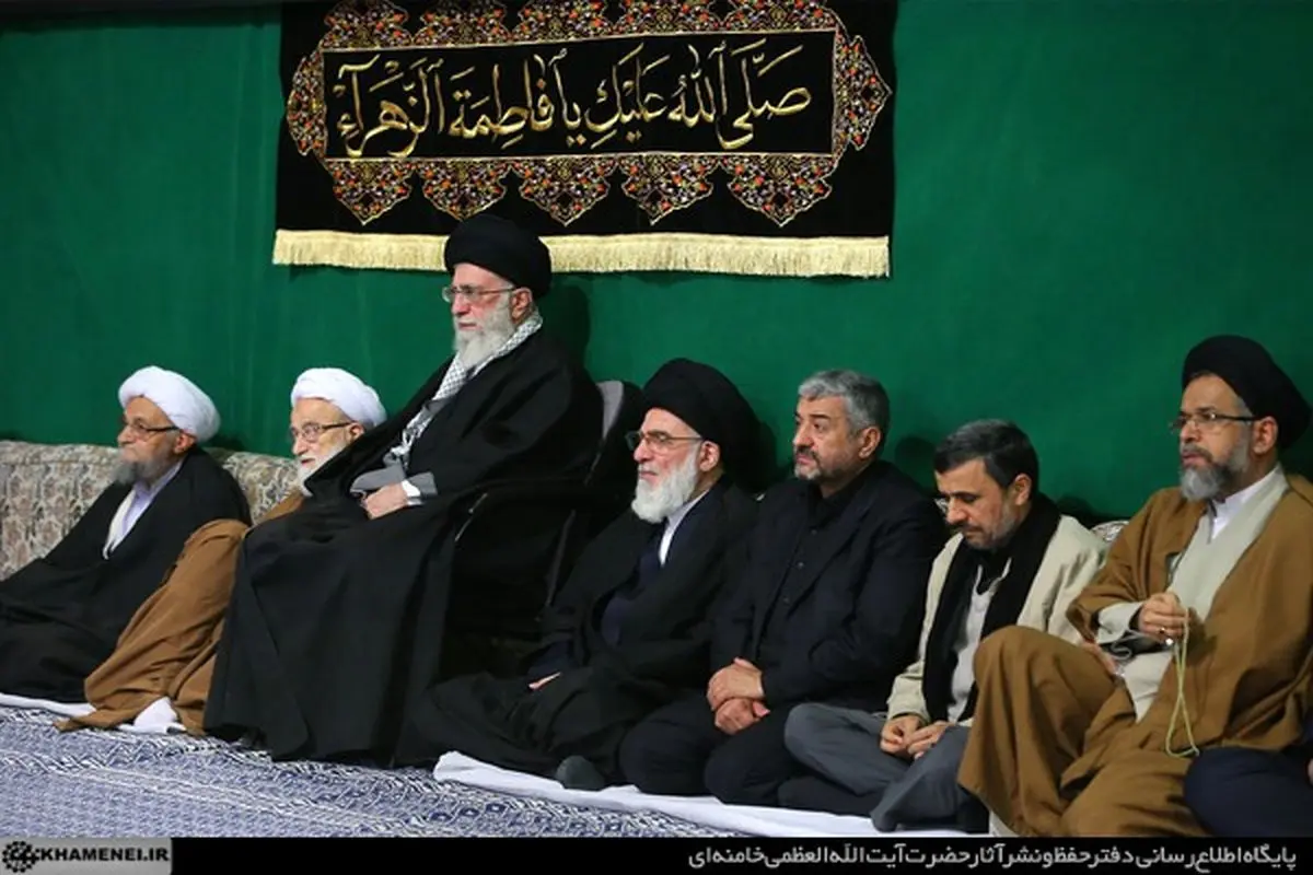 احمدی نژاد در بیت رهبری/عکس