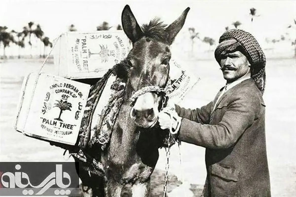 عکس/ حمل نفت ایرانی  ، آبادان 1908