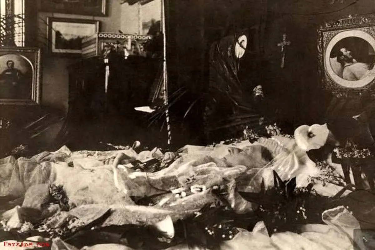تصویری کمتر دیده شده از جسد "ملکه ویکتوریا"