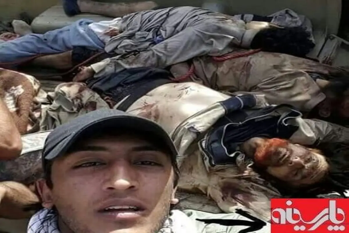 عکس:سلفی با جسد منسوب به معاون صدام