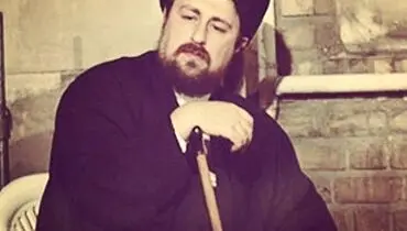 عکس:سیدحسن خمینی، "عصایی" شد