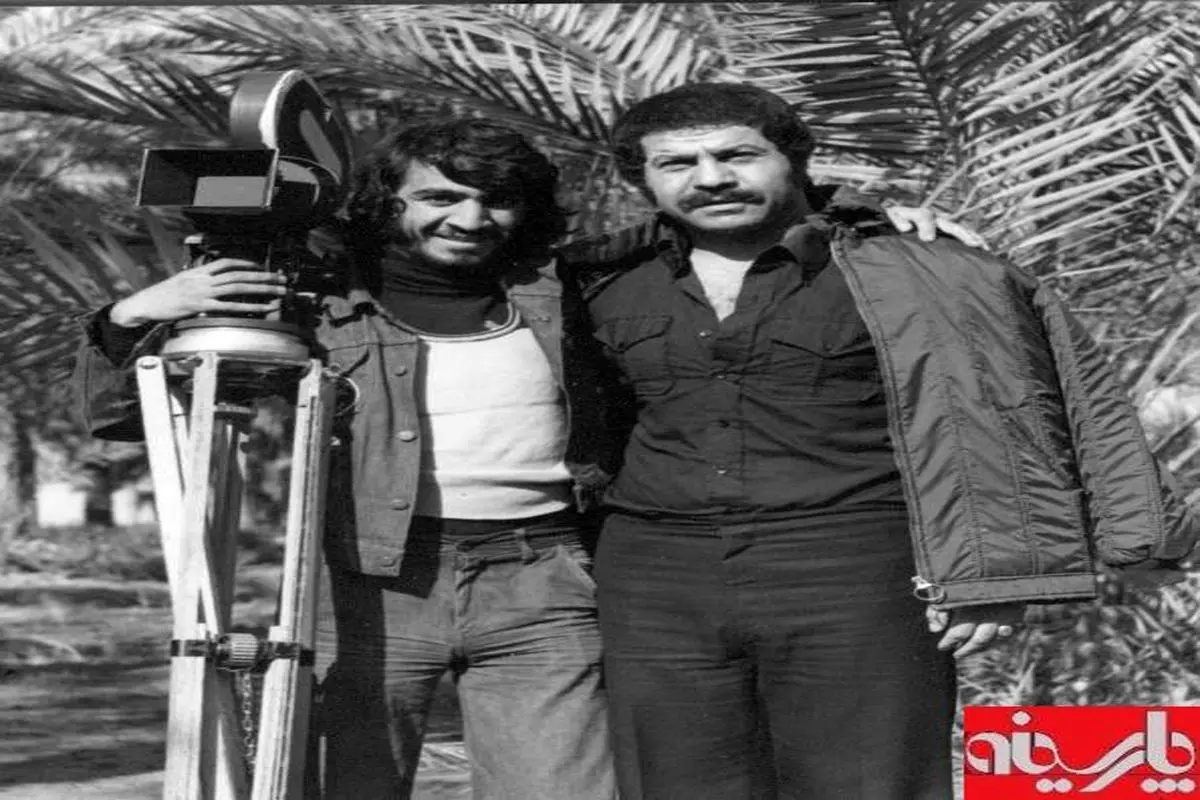 عکس:حسین گیل و علی الهیاری پشت صحنه فیلم "کینه"