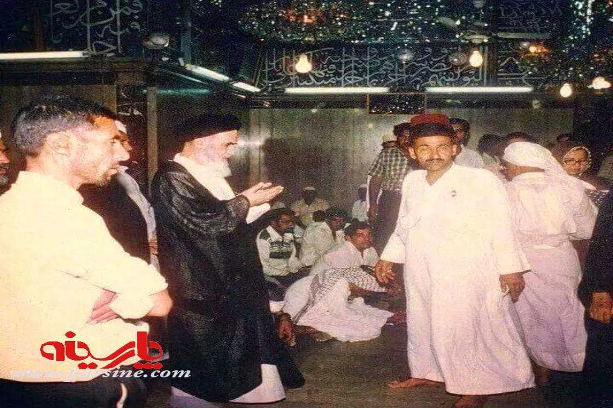 عکس دیده نشده از حضور امام خمینی در نجف اشرف