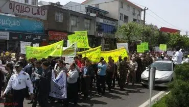 عکس:راهپیمایی روز کارگر/رشت