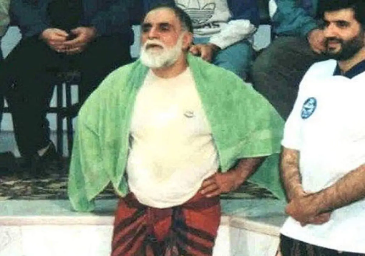 ناطق نوری در گود زورخانه + عکس