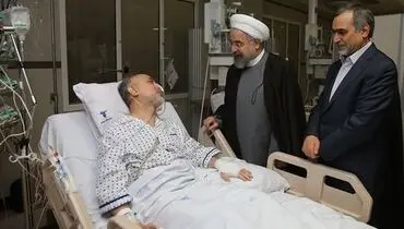 تصاویر/ عیادت روحانی از صالحی