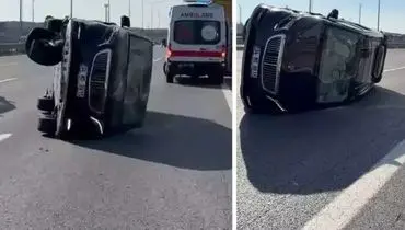 تصادف شدید همسر ستاره سابق بارسلونا وایرال شد+عکس
