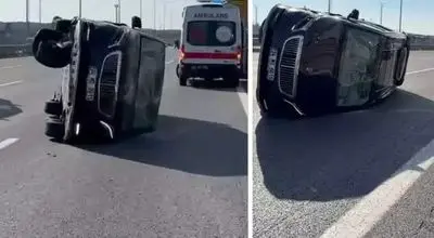 تصادف شدید همسر ستاره سابق بارسلونا وایرال شد+عکس
