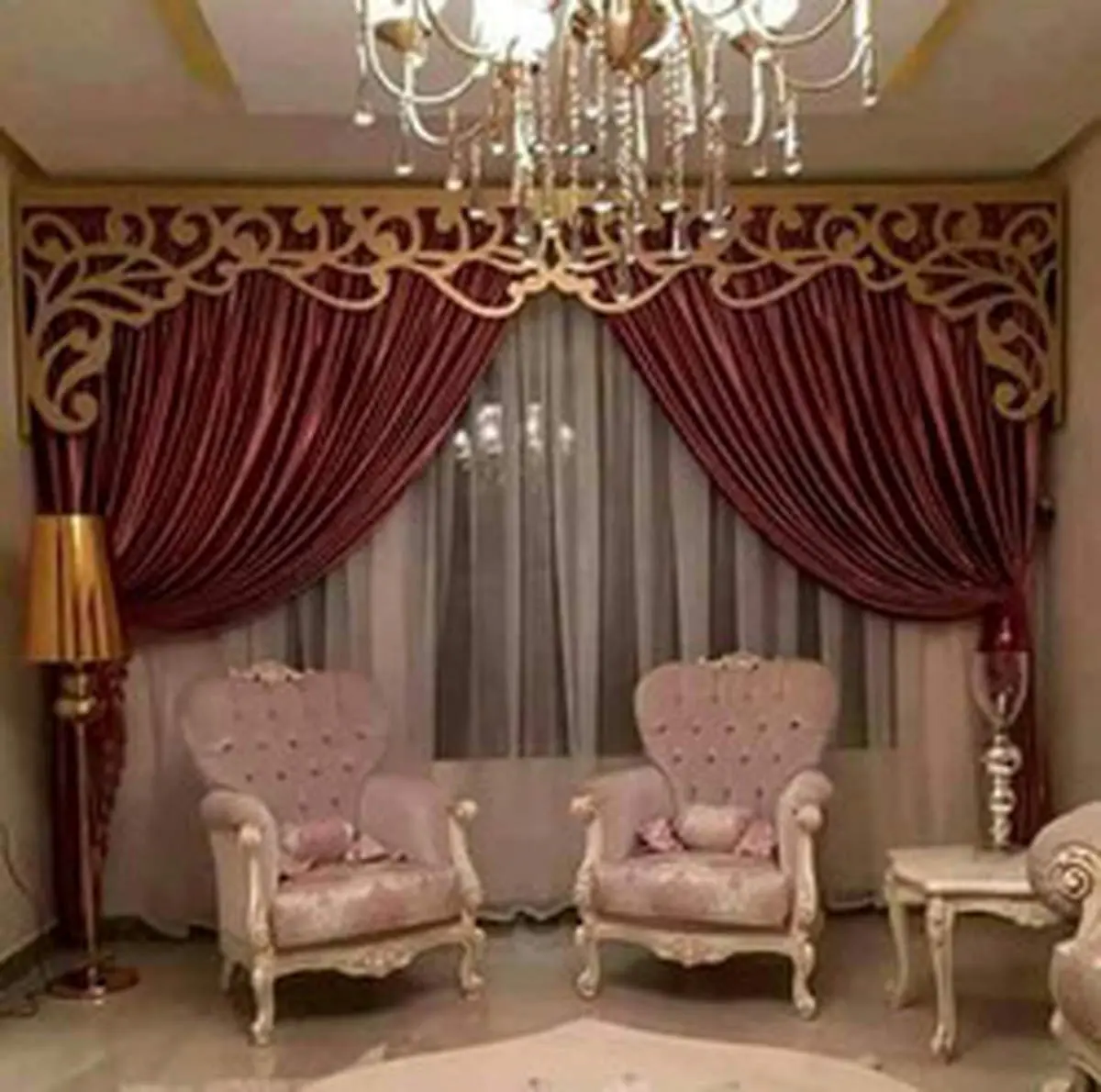مدل پرده سلطنتی