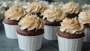 طرز تهیه مینی کیک کره بادام زمینی