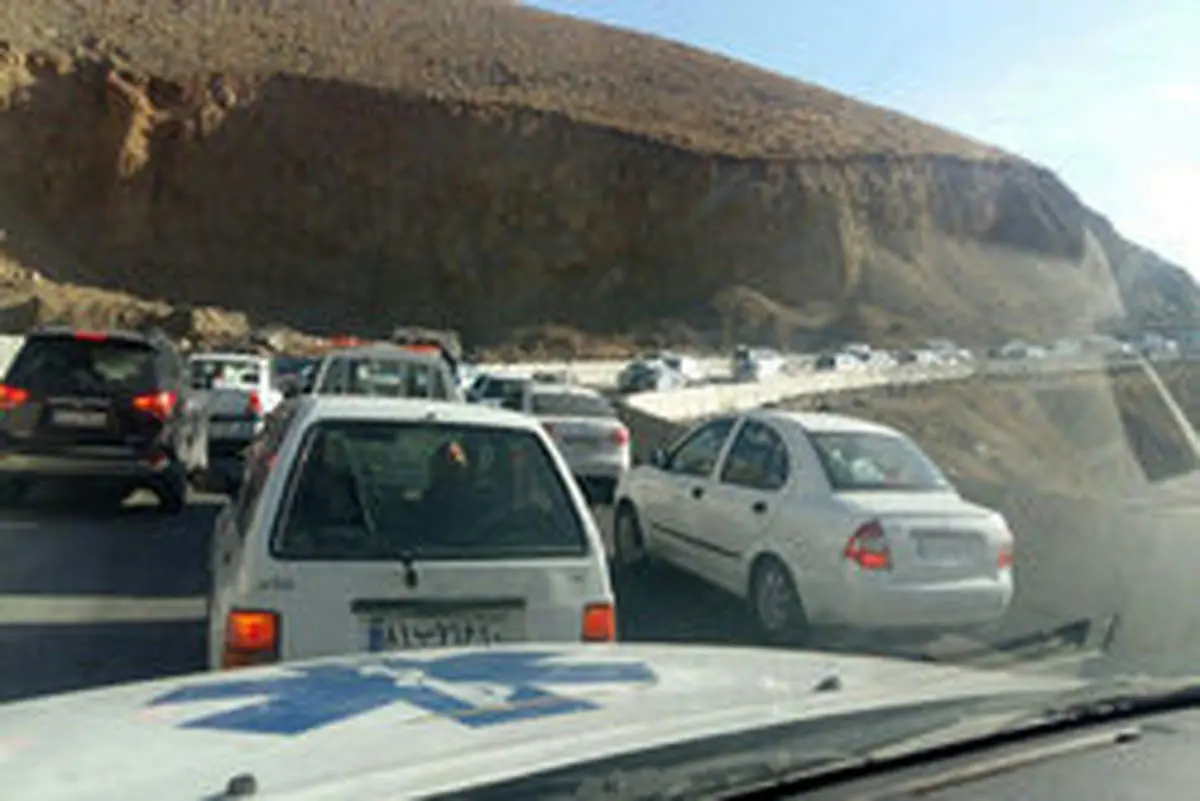 ترافیک سنگین در محور هراز