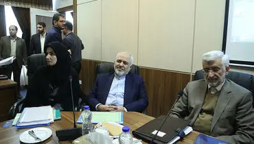 چهره جالب ظریف و جلیلی زمان بررسی پالرمو + عکس