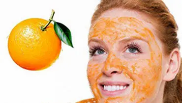 ماسک ضد آکنه با پوست پرتقال