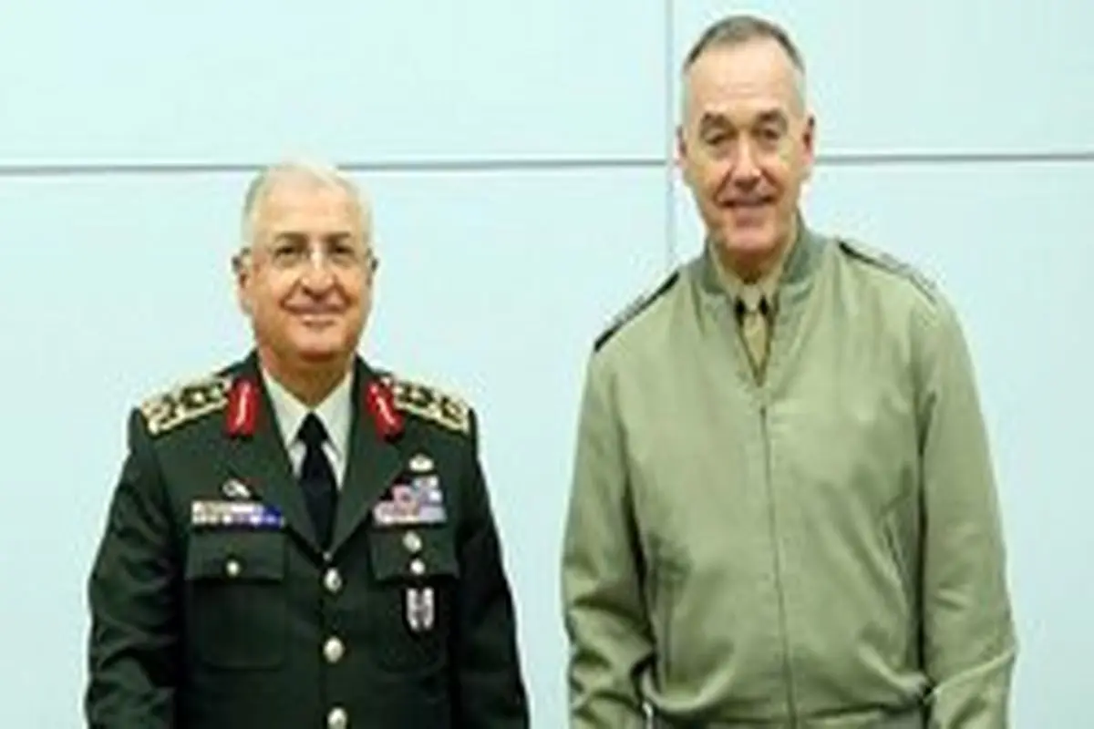 دیدار روسای ارتش آمریکا و ترکیه