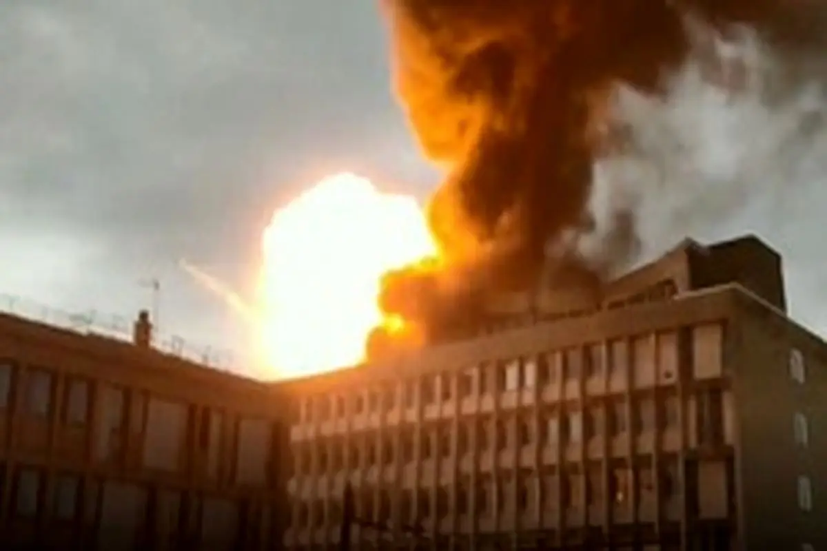 انفجار مهیب در دانشگاه لیون فرانسه +تصاویر