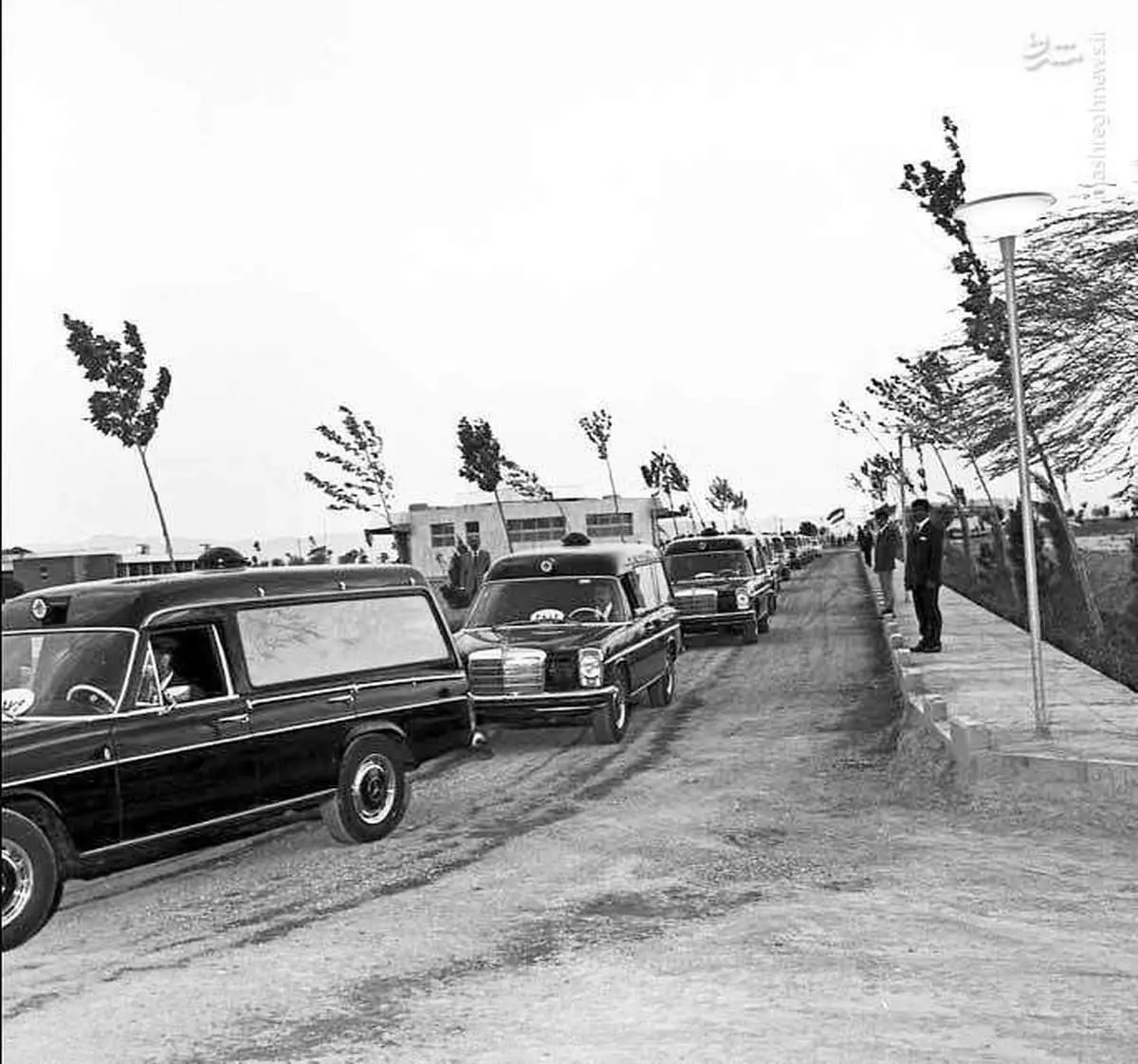 تصویری از روز افتتاح بهشت زهرا در تیرماه ۱۳۴۹