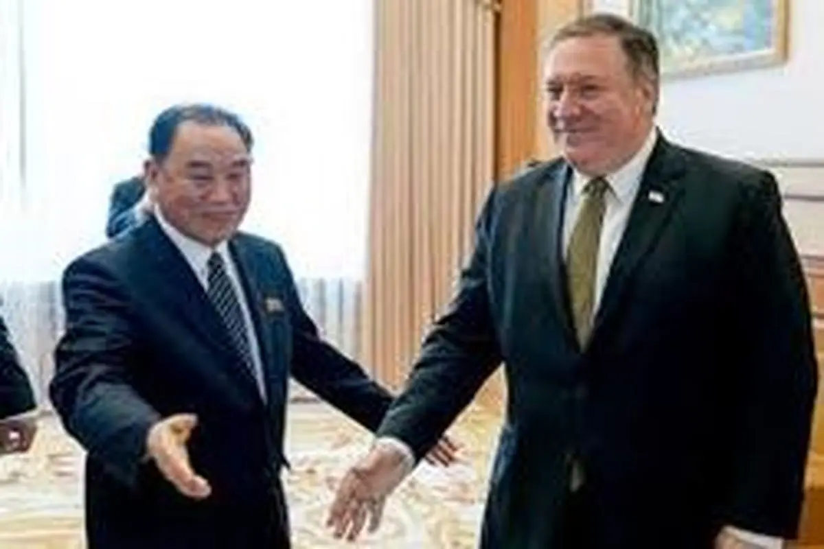 دیدار پامپئو با یک ژنرال بلندپایه کره شمالی