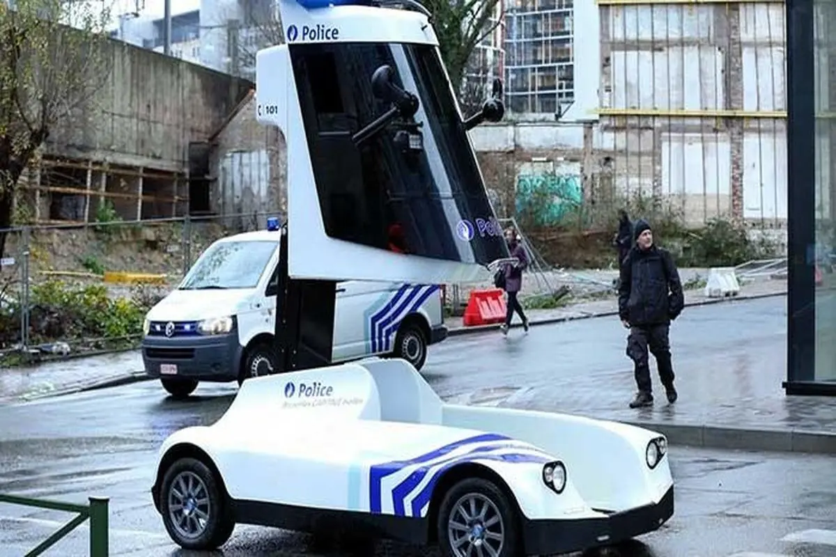 وسیله نقلیه عجیب پلیس بلژیک! +عکس