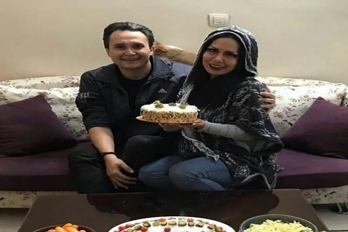 کیوان محمود نژاد و همسرش
