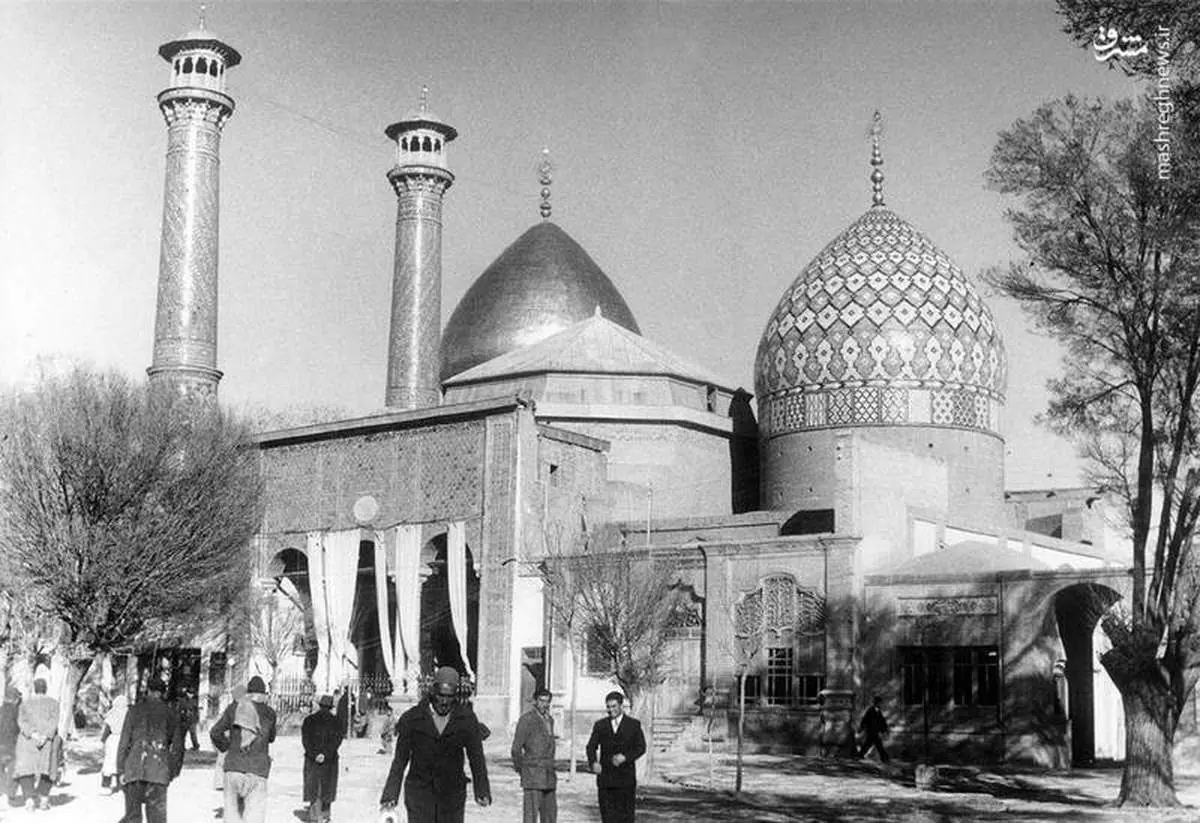 عکس کمتردیده شده از حرم شاه‌عبدالعظیم، ۷۵ سال قبل