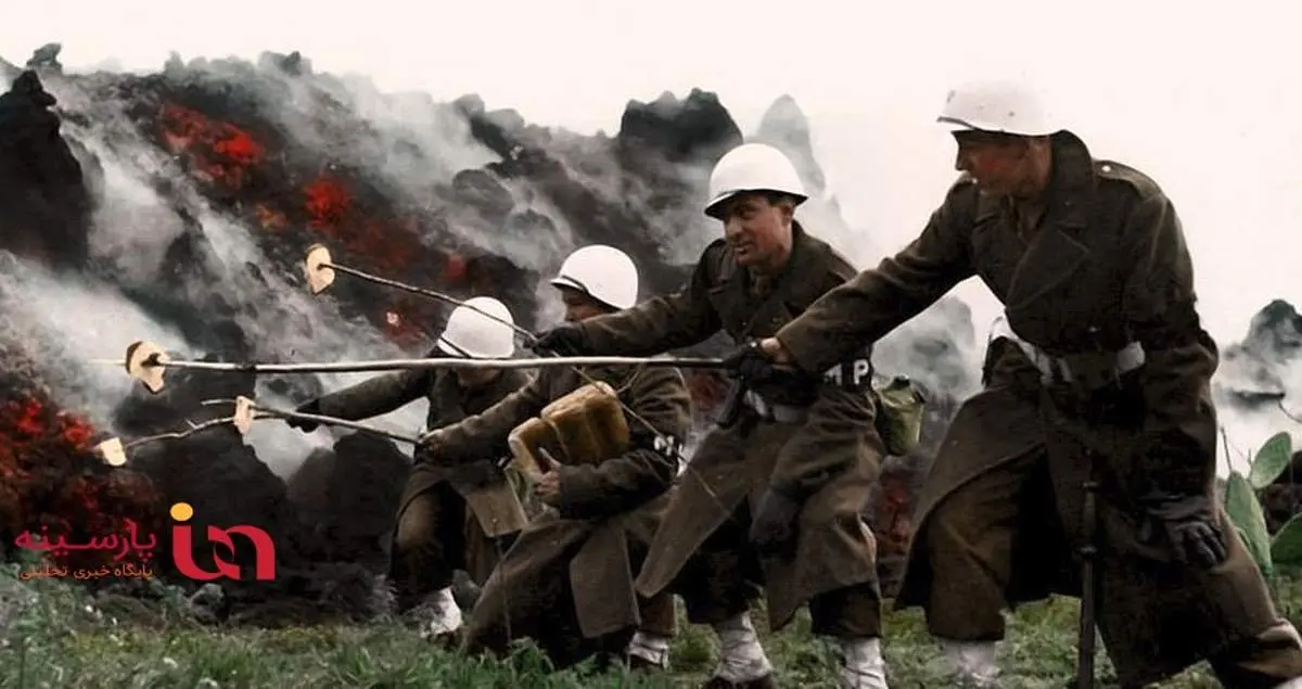 پخت نان با گدازه آتشفشان در جریان جنگ جهانی!