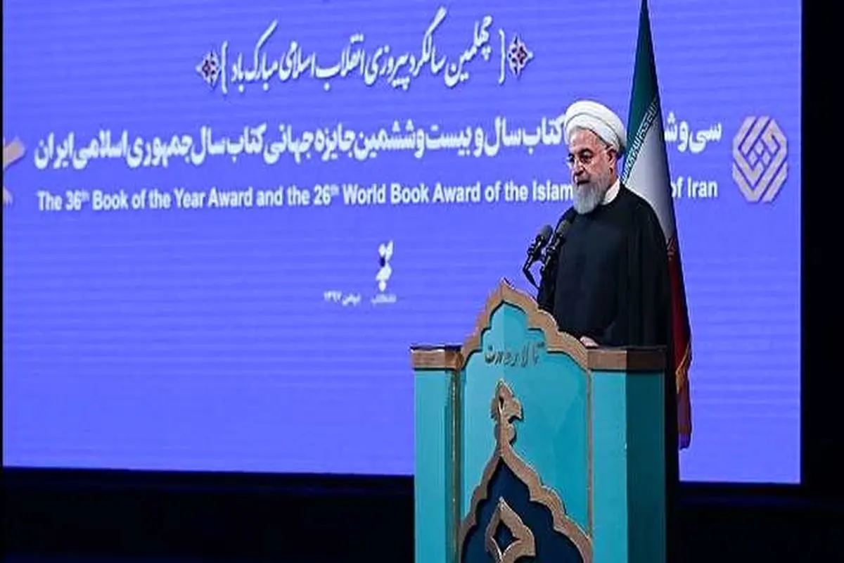 روحانی: با امر و نهی و فیلتر، سوال و شبهه رفع نمی‌شود/ آمریکا می‌خواهد قلم‌ها را بشکند و با تمدن دنیای امروز در حال مبارزه است