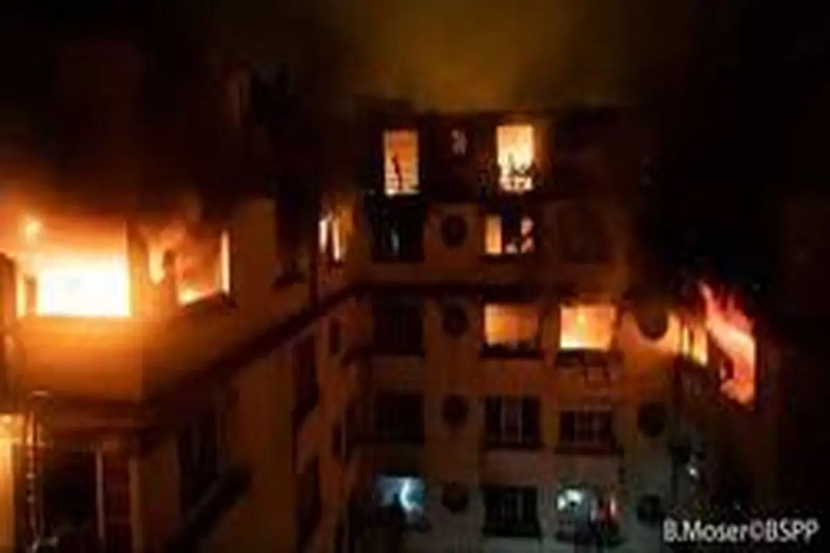 دستگیری تنها مظنونِ آتش‌سوزی ساختمان در پاریس