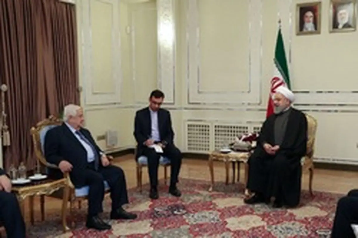 در دیدار وزیر خارجه سوریه با روحانی چه گذشت؟