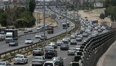 ترافیک سنگین بزرگراه‌های شهر تهران را قفل کرد