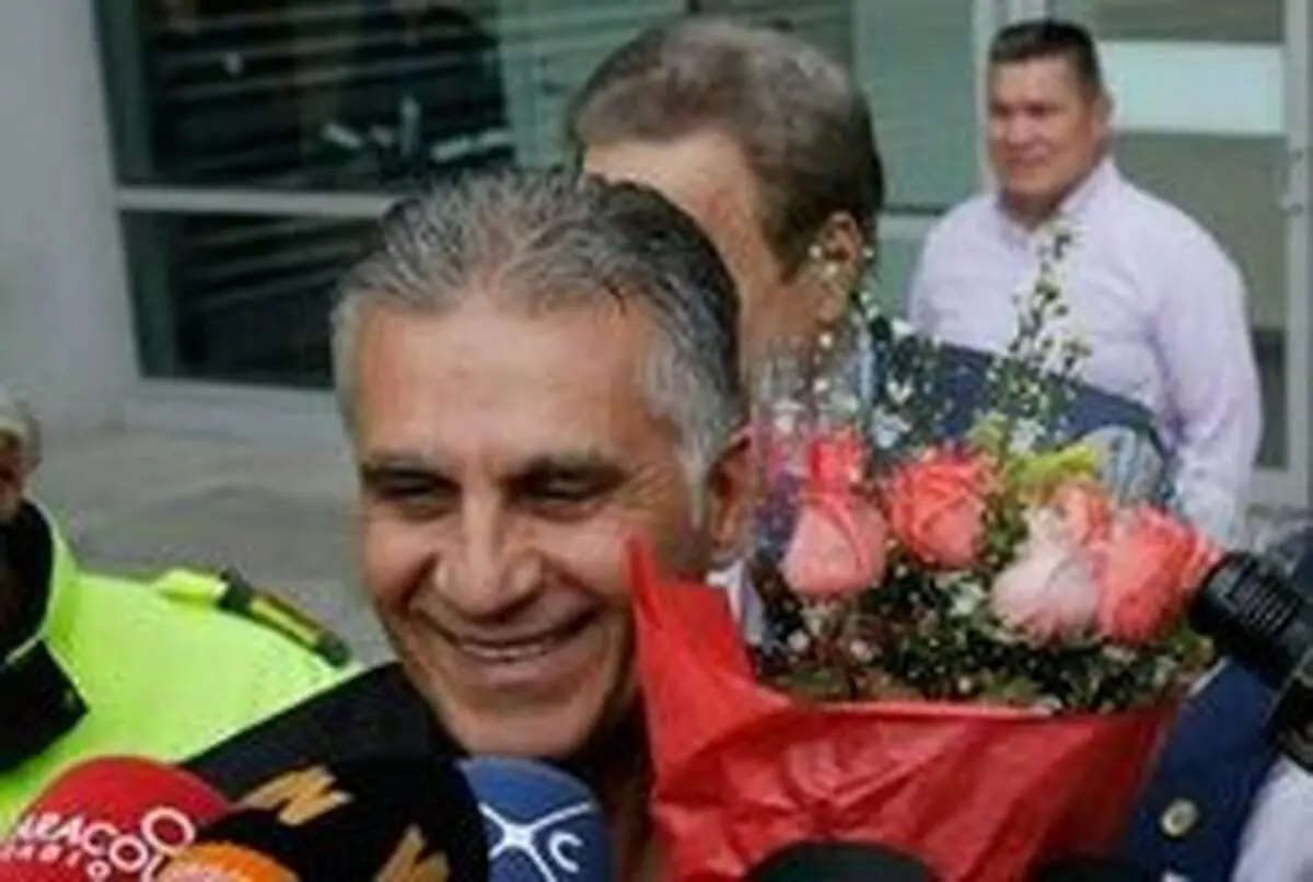 کادر فنی تیم‌ملی ایران در کلمبیا