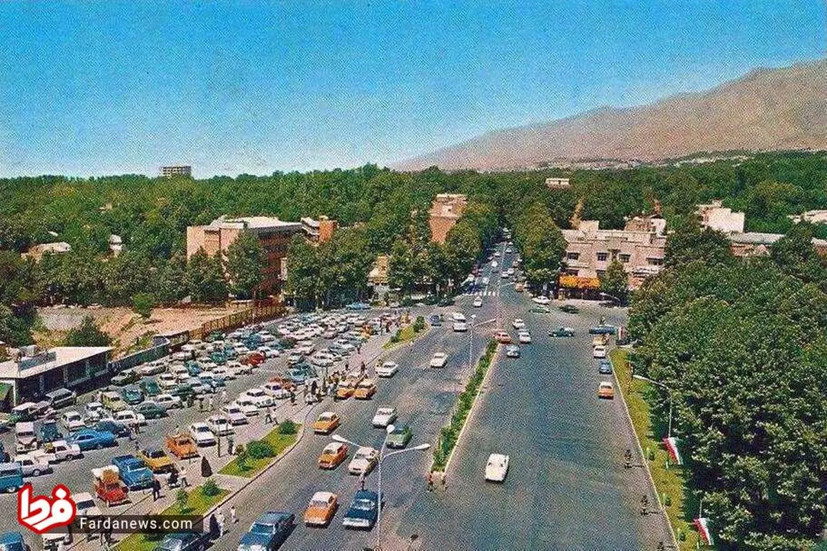 تهران و نمایی کم نظیر از تجریش در سال ۱۳۵۱+ عکس