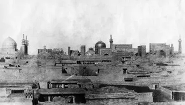 تصویر قدیمی از حرم مطهر امام رضا (ع) در سال ۱۲۷۵ قمری