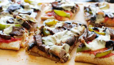 طرز تهیه پیتزا استیک