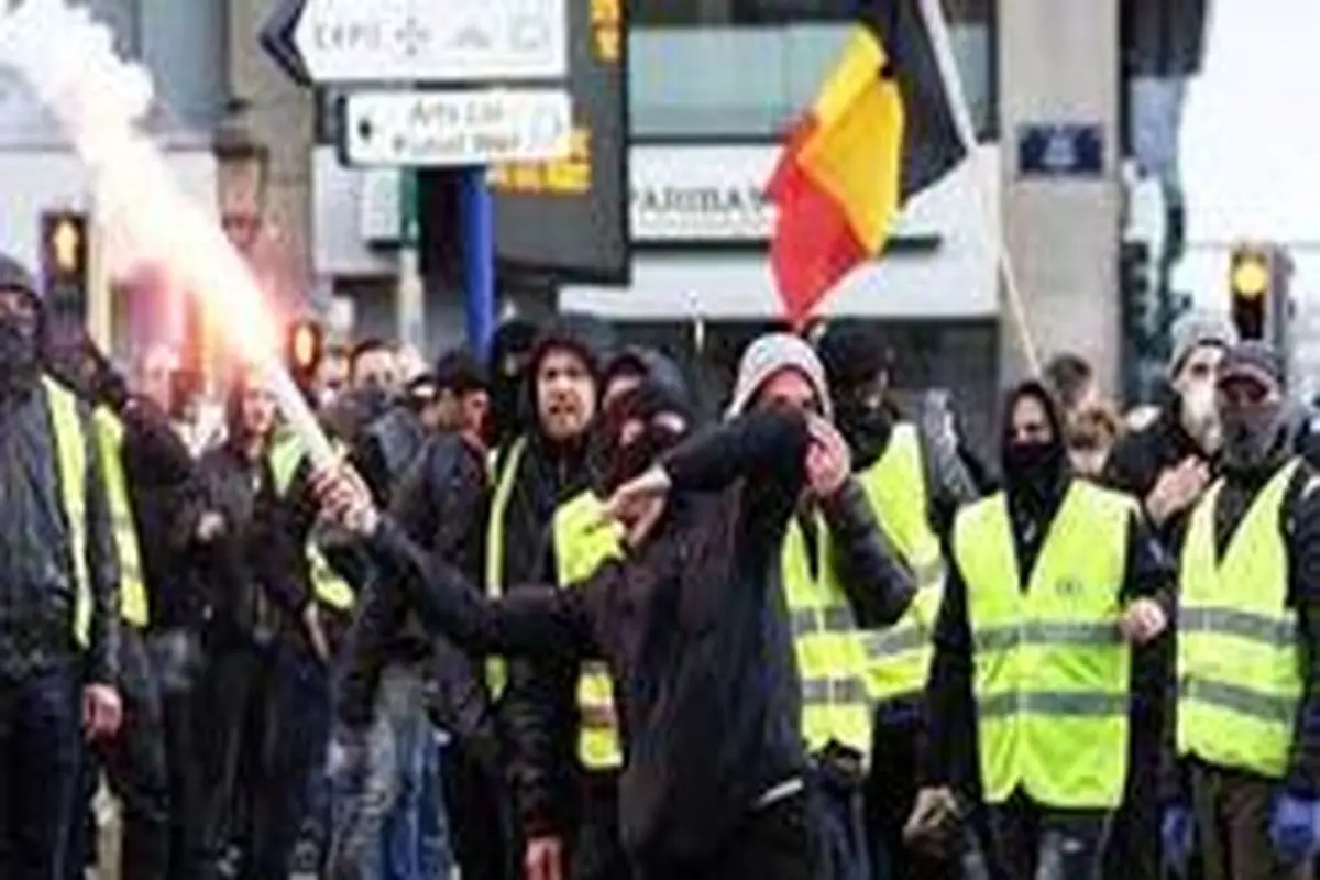 جلیقه زردهای آلمانی در اشتوتگارت تظاهرات کردند