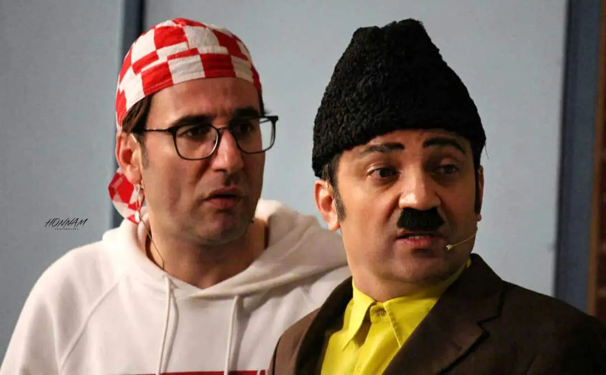 صمد و ممد با نهنگ قنبر به روي صحنه مي آيند